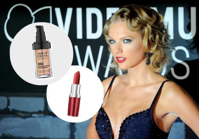 Desvendamos os segredos de make de Taylor Swift no VMA. Confira